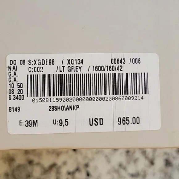 Gorgeous Giorgio Armani Dark Iron grey pumps - Picture 10 of 12